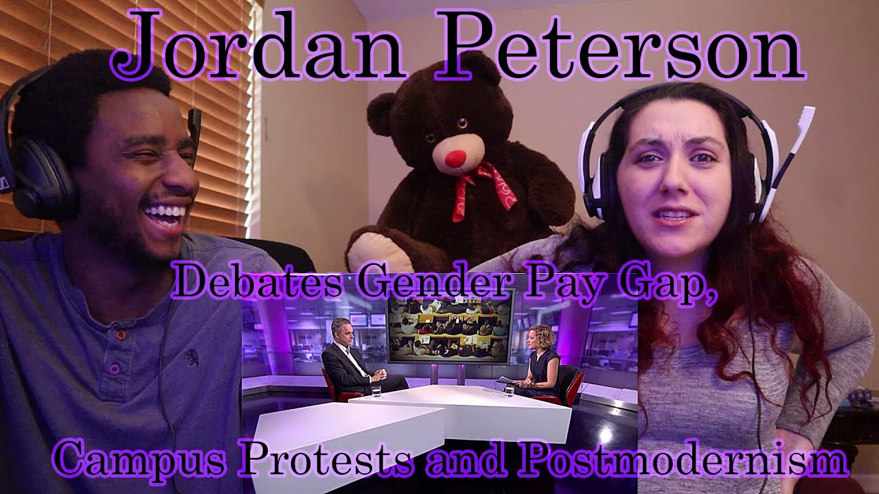 Jordan Peterson Debate on the Gender Pay Gap, Campus Protests and Postmodernism Reaction.