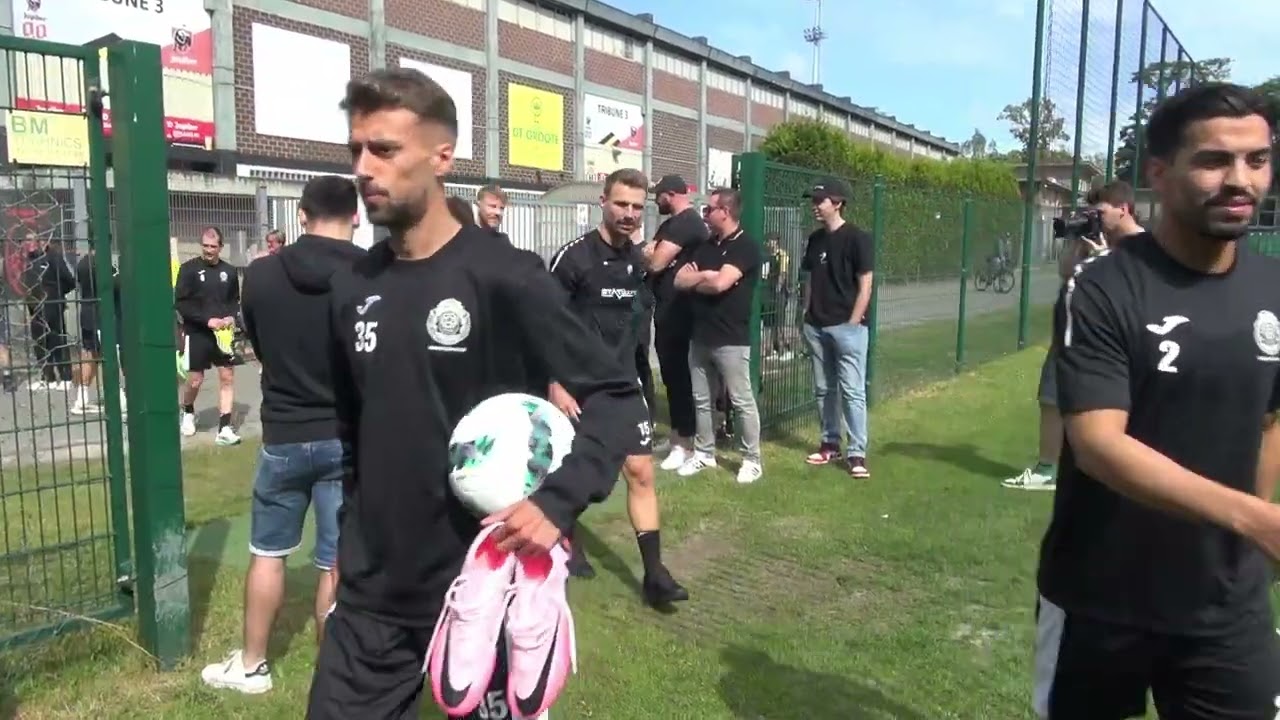 Sporting Lokeren-Temse 1ste training in 1B