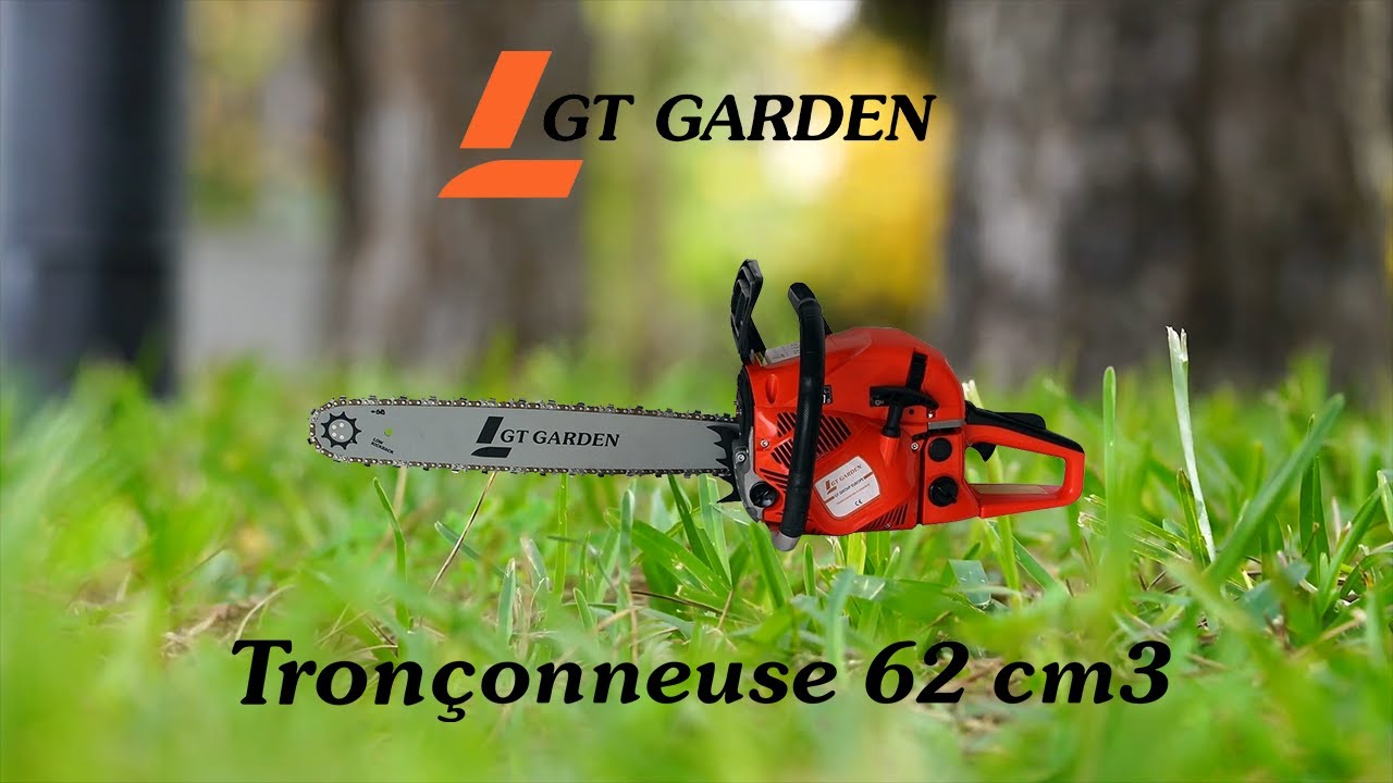 Montage de la tronçonneuse GT GARDEN 62 cm3