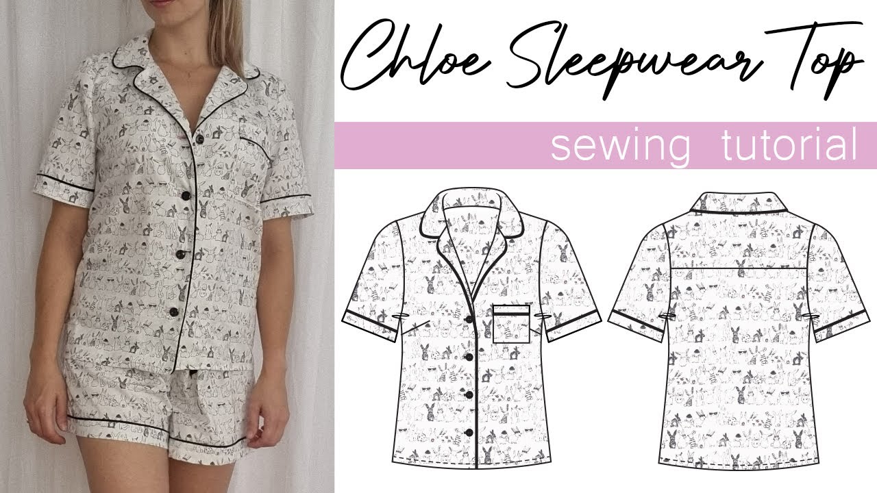 At The Seams Patterns - Chloe Sleepwear Top - Sewing Tutorial