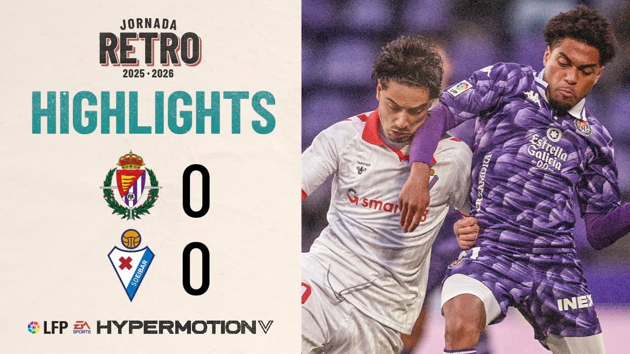 REAL VALLADOLID 0 - 0 SD EIBAR | RESUMEN LALIGA HYPERMOTION