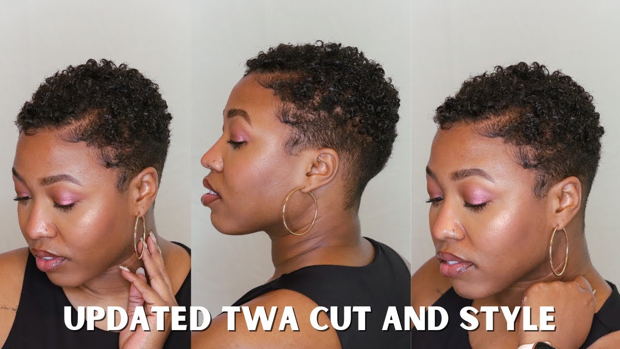 UPDATED SHORT TAPERED TWA CUT AND STYLE