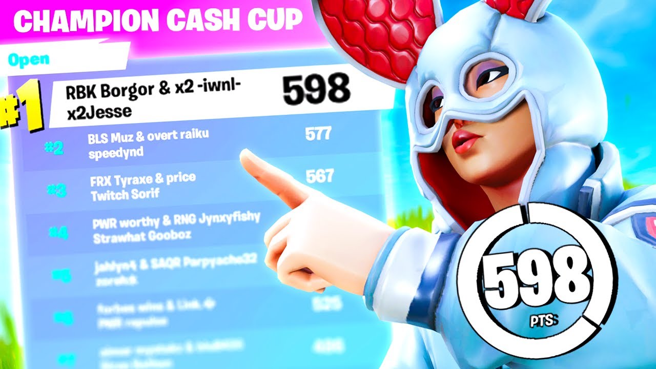 FIRST PLACE in the Champion Cash Cup