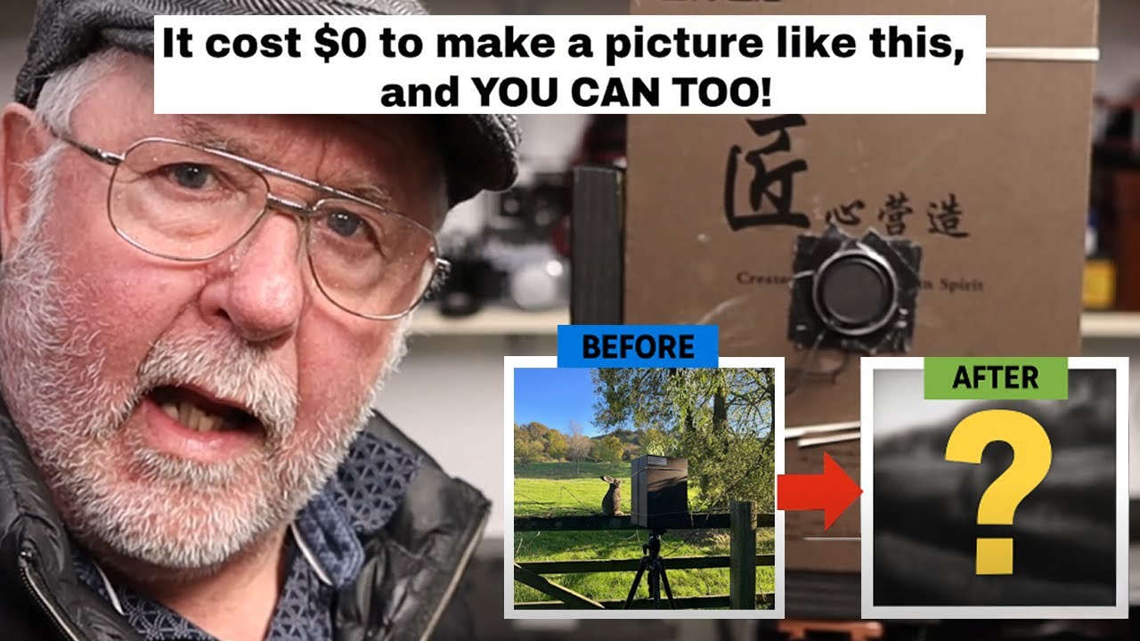Как я сделал эту фотографию, используя ТОЛЬКО картонную коробку.