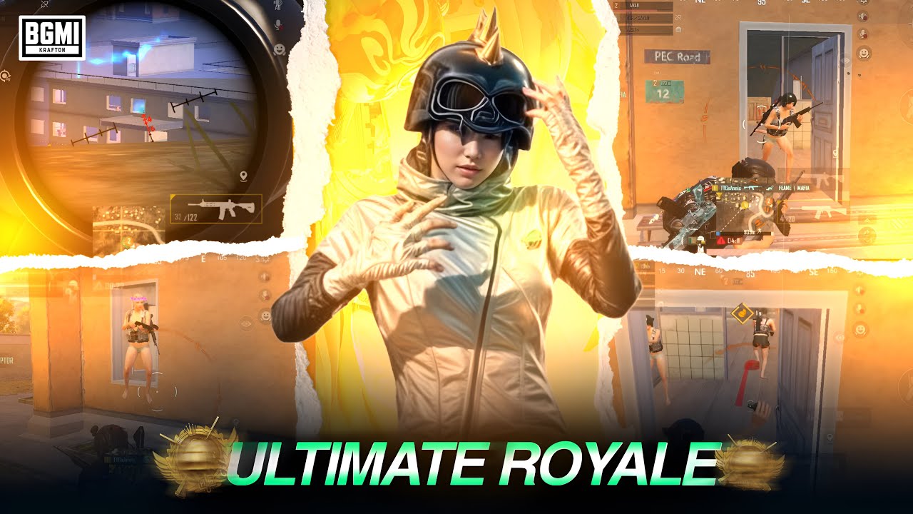 1vs4 Clutches in Ultimate royale. | BGMI 