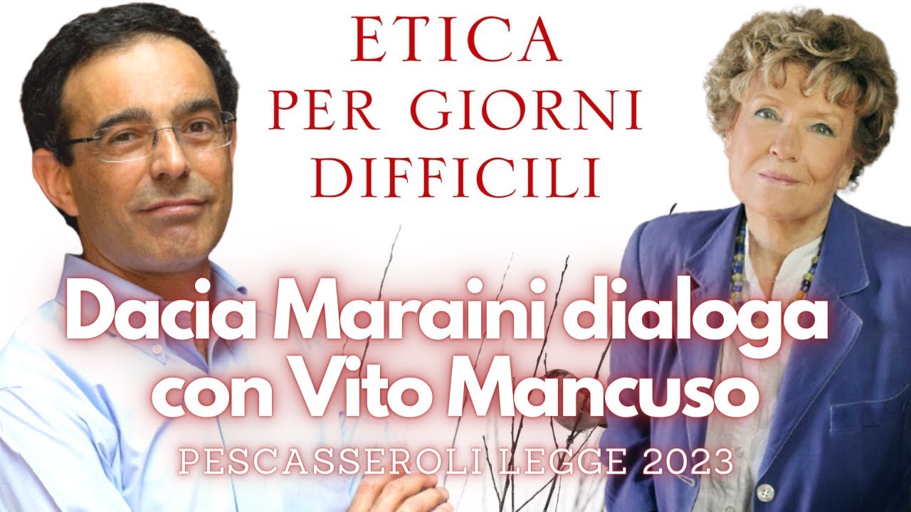 Vito Mancuso e Dacia Maraini dialogano 