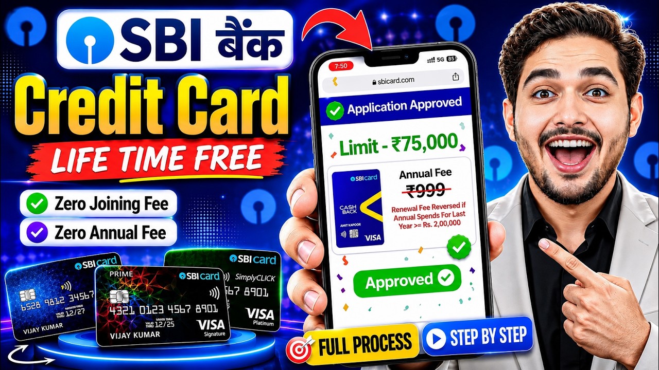 SBI Credit Card Online Apply 2026 | SBI Bank Credit Card | How to Apply SBI Credit Card Online
