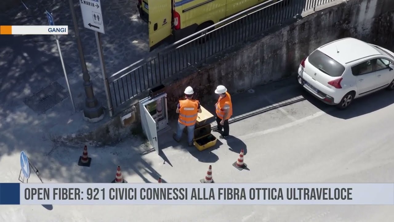 Gangi. Open Fiber: 921 civici connessi alla fibra ottica ultraveloce