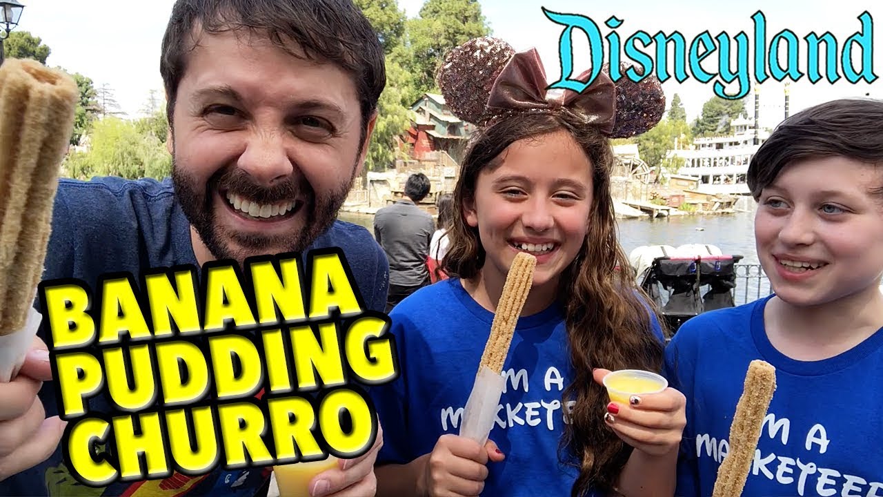 Banana Pudding Churro in Disneyland!