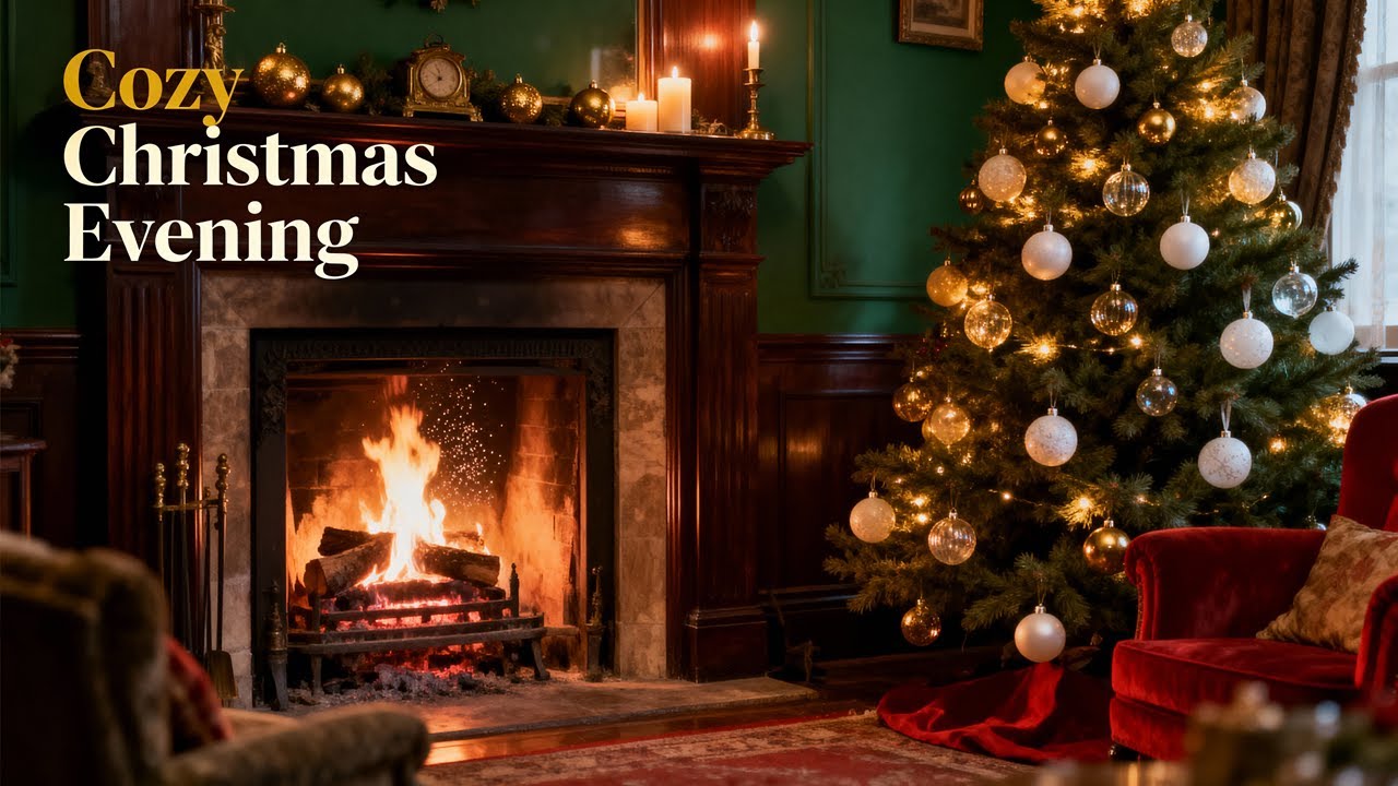 cozy christmas evening