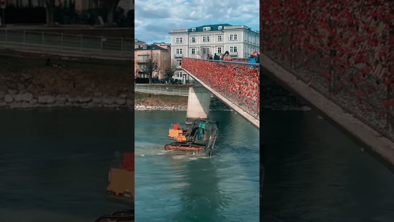 Work in progress Salzach River Salzburg