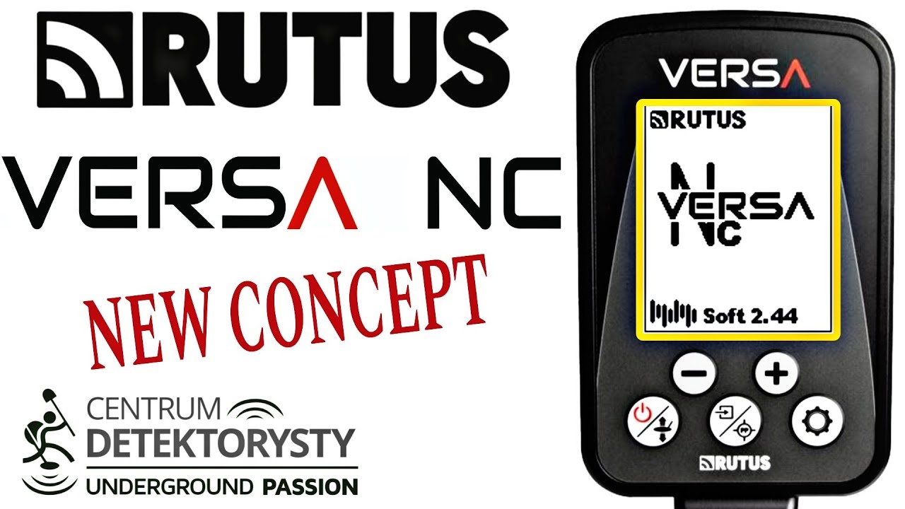 RUTUS Versa NC nowa koncepcja detekcji i audio - A new concept of detection and audio