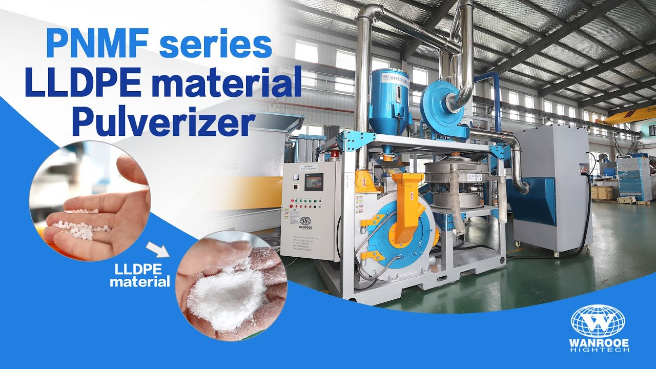 New Style Waste LLDPE Plastic Pulverizer Machine PP PE Miller Machine Plastic Grinder Machine