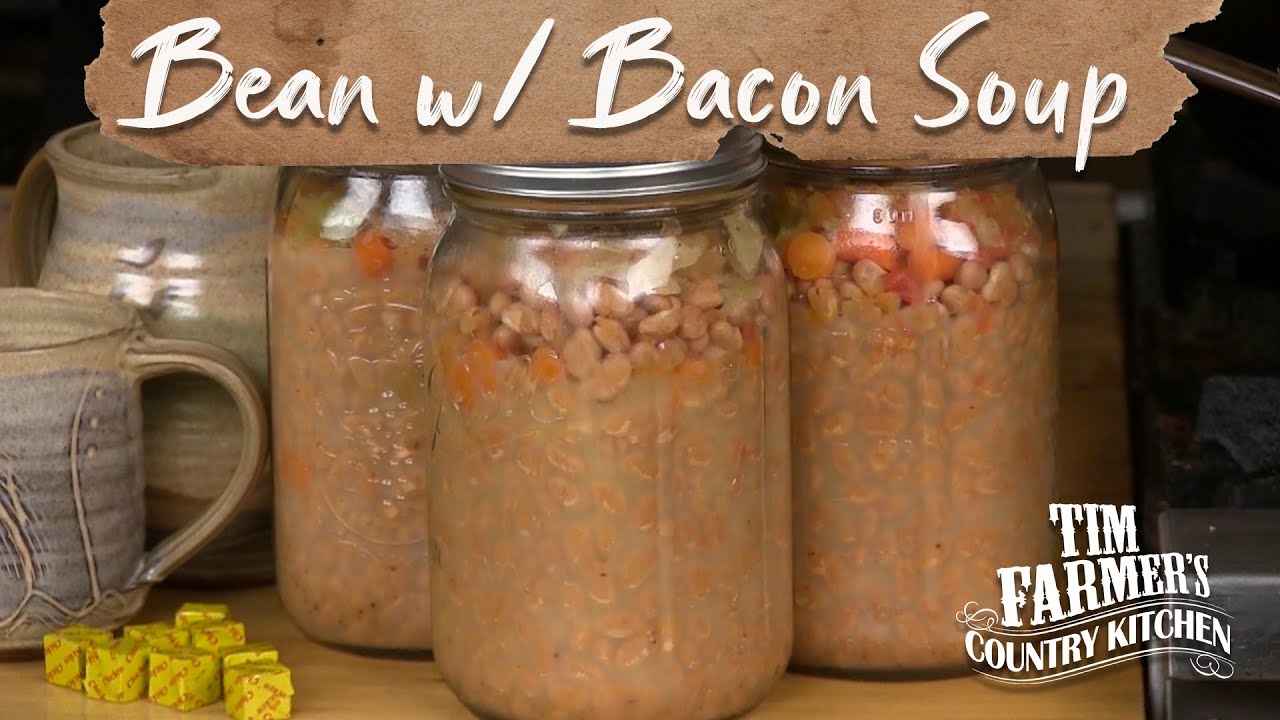 BEAN W/ BACON SOUP | Pressure Canning