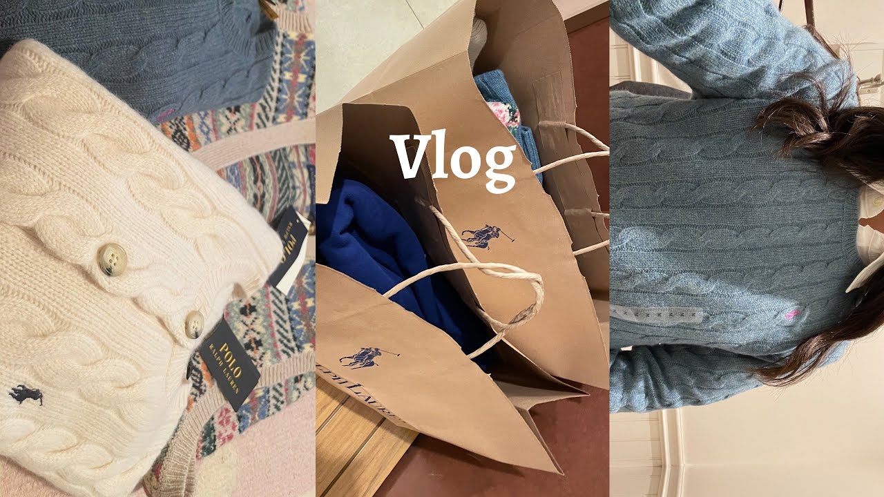【Haul】 冬服🧶アウトレット🛍ラルフローレン🛒社会人OLの休日|秋冬|購入品紹介|爆買い|アウトレット購入品|木更津|セール|冬服購入品