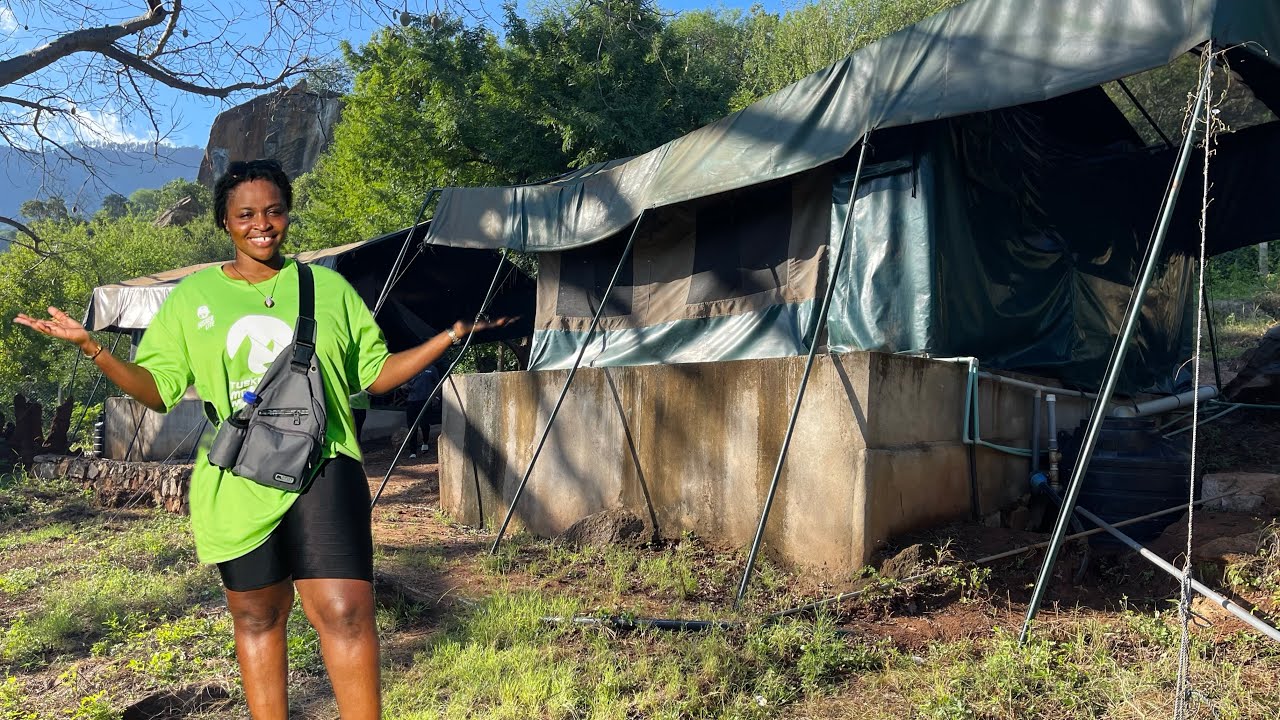 Touring Am Exclusive modern Tent Camp In Deep Tsavo National Park kenya 🇰🇪