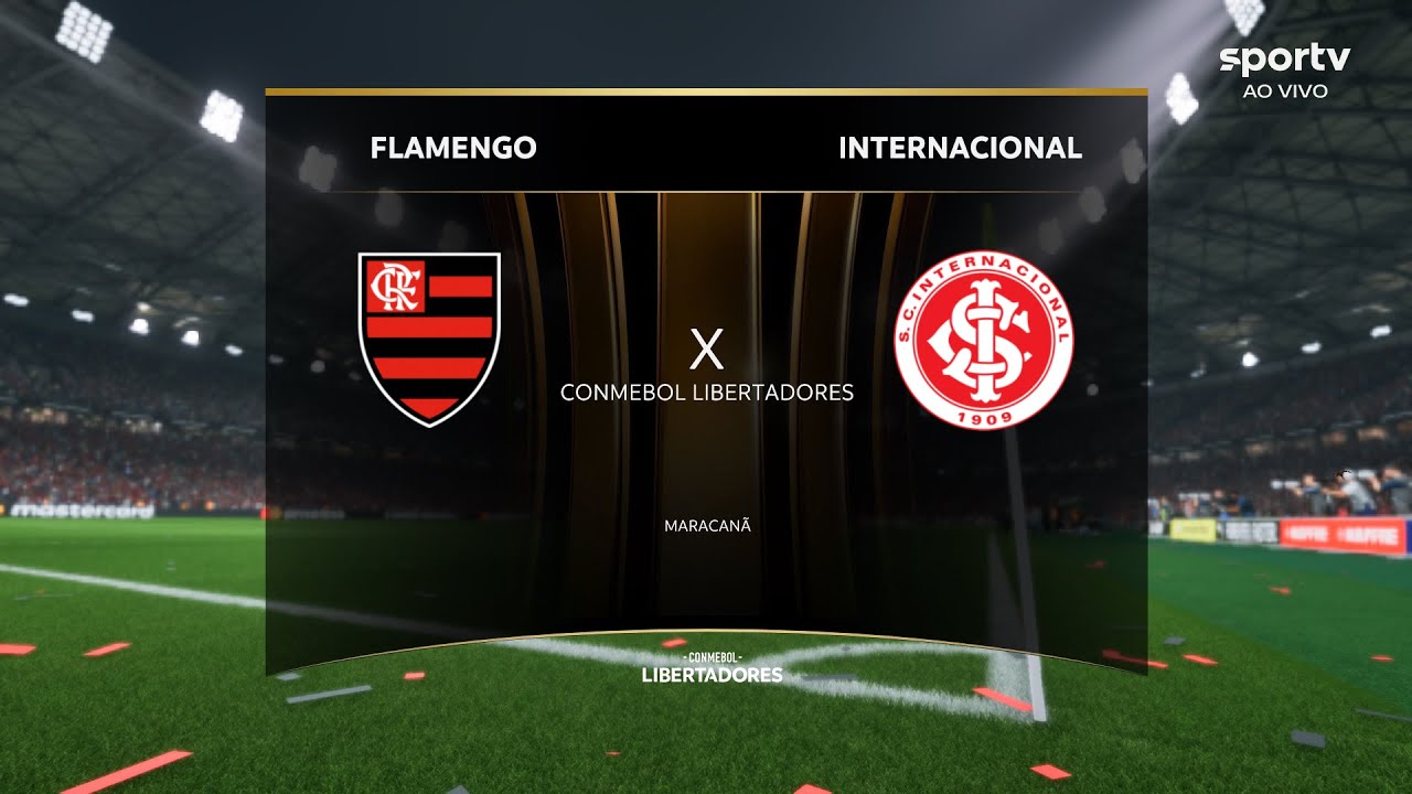 FLAMENGO X INTERNACIONAL | LIBERTADORES 2025 OITAVAS DE FINAL | PES 2021 | SIMULAÇÃO