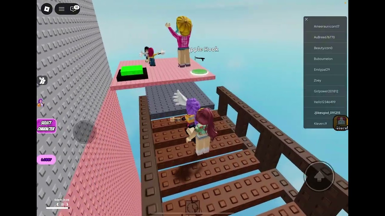 Playing kpop demon hunters tower with my sister In Roblox part 1