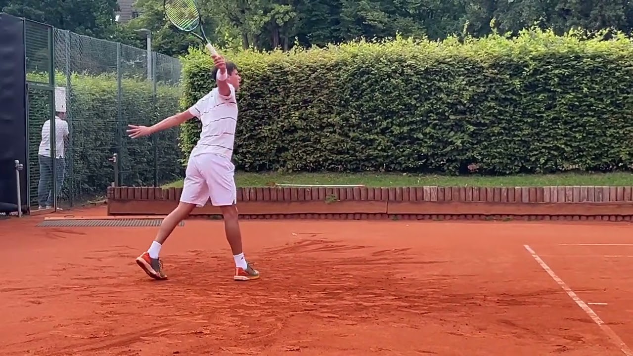 Daniel Altmaier and that one-handed backhand - Hamburg practice