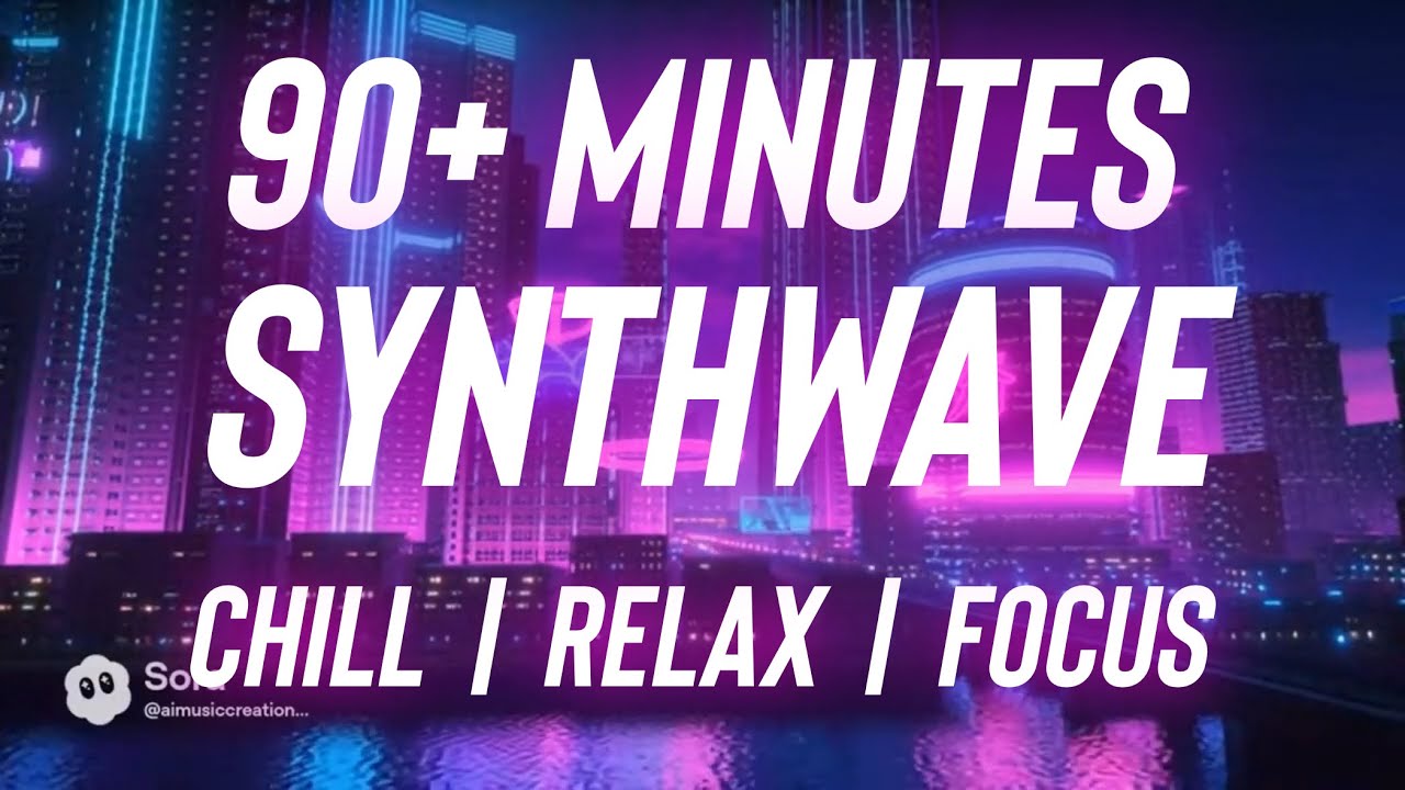 Chill Synthwave Ambient | 90‑Minute Retro Mix for Study, Work & Relaxation