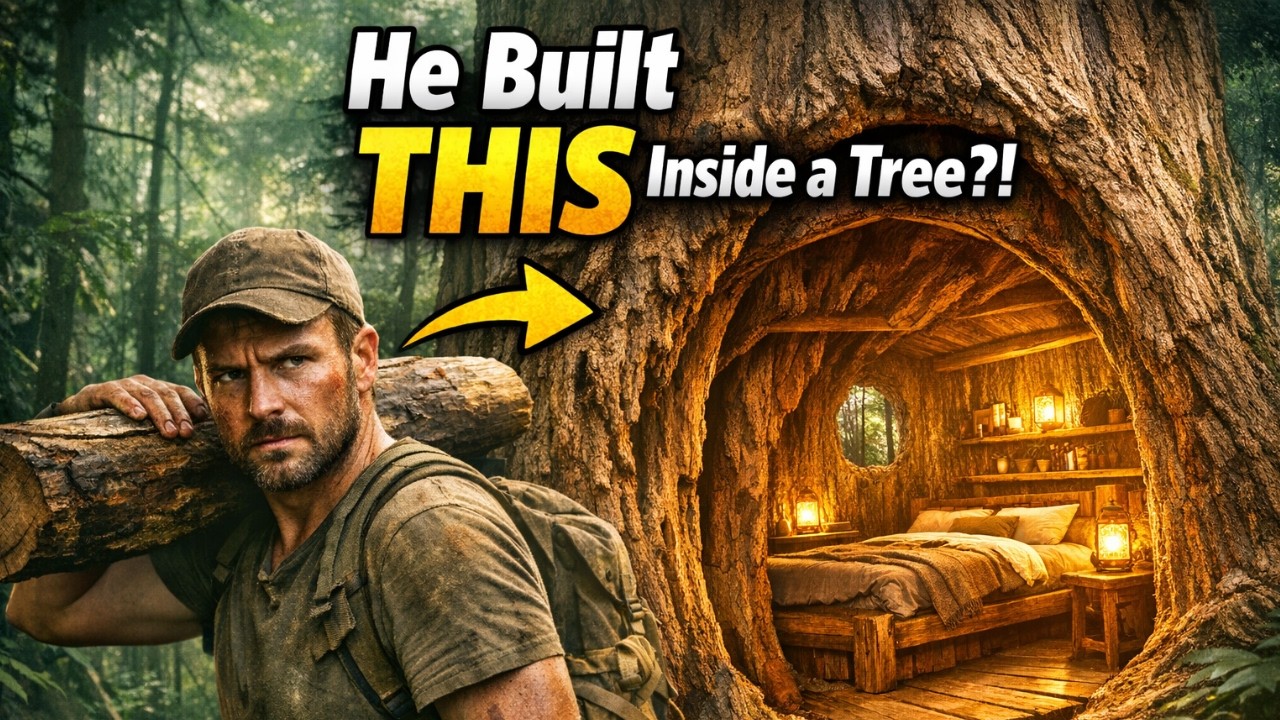 From Wild Forest to Hidden Luxury Room Inside a Tree