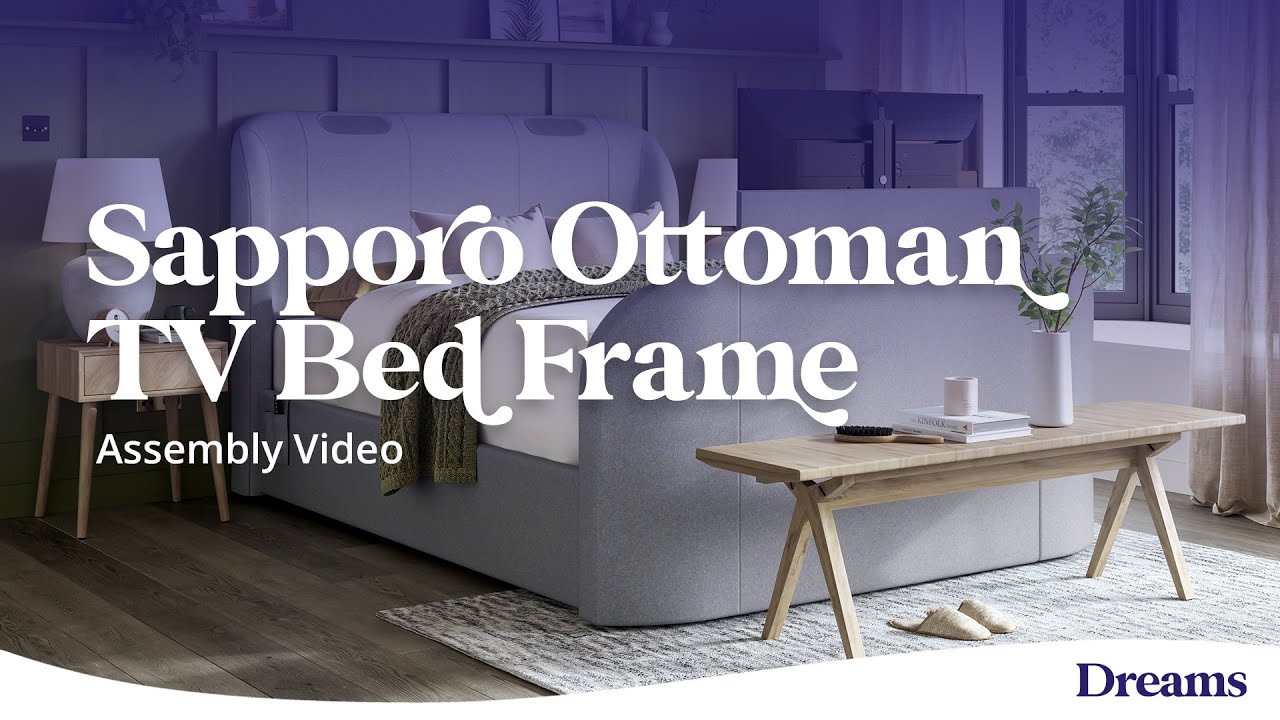 Sapporo Ottoman TV Bed with Surround Sound Assembly Video | Dreams Beds