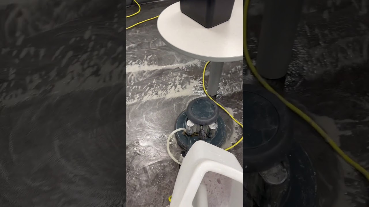 Tile Cleaning of this factory office floor from dirty to worthy🤩🤩 Amazing!  #tilecleaning