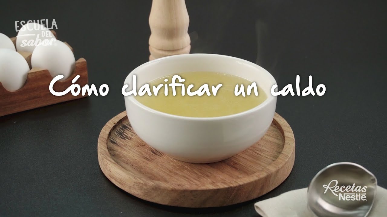 C&oacute;mo clarificar un caldo