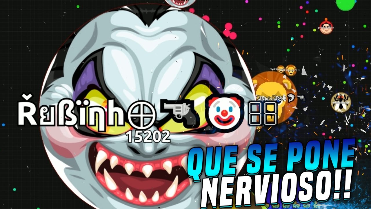 HE'S GOT NERVOUS!! | Agar.io | Rubinho vlc