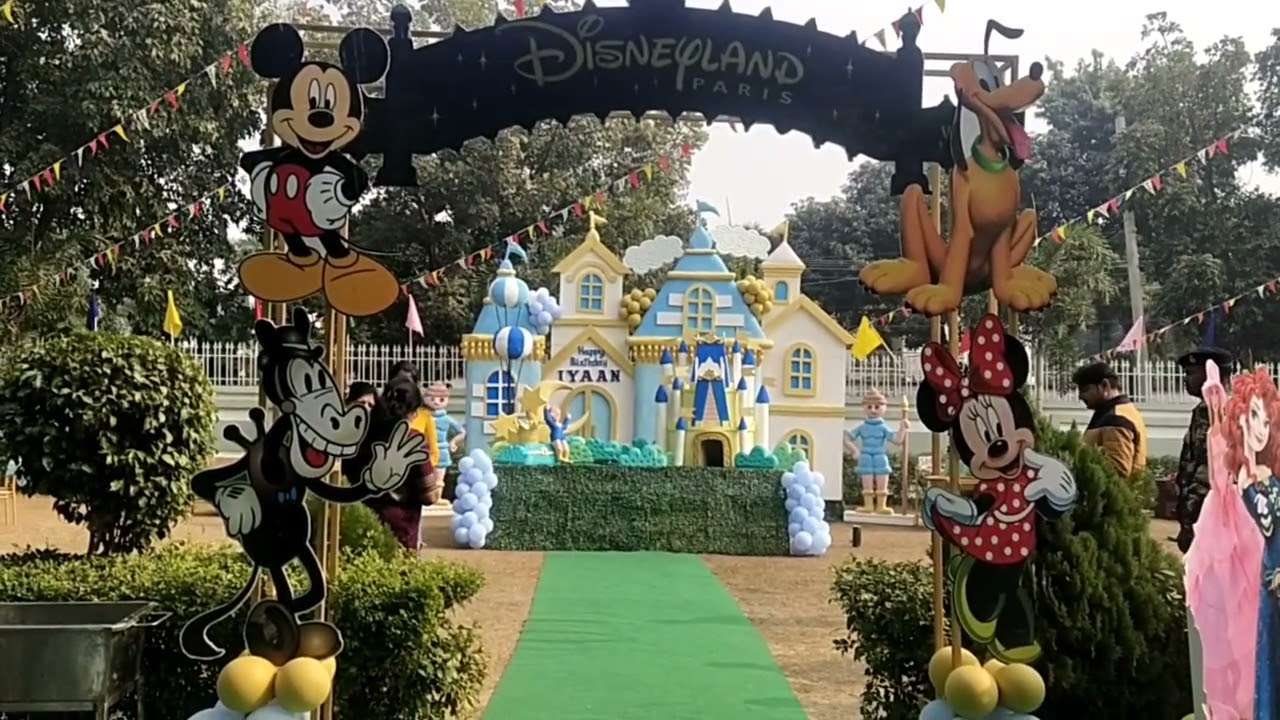 Disneyland birthday party theme