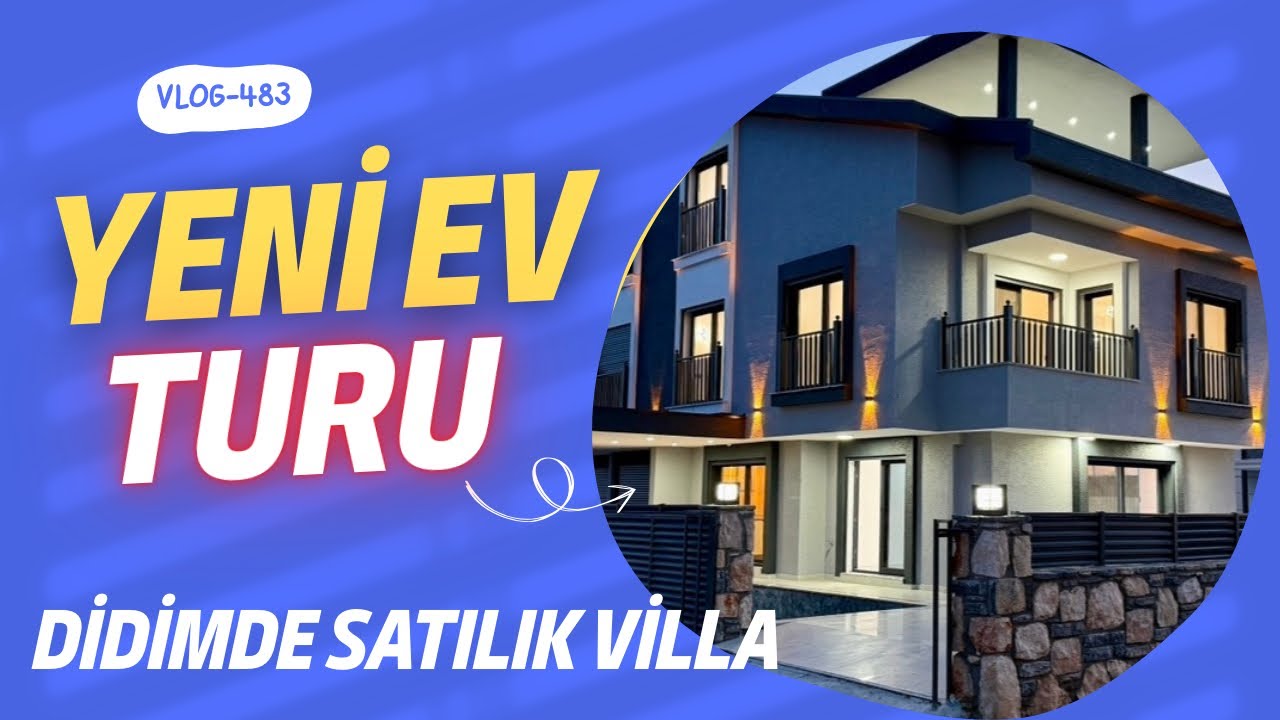 Bazı Evler Vardır İzlenmeye Değer | Didimde Satılık 4+1 Havuzlu Otoparklı Villa / No:483