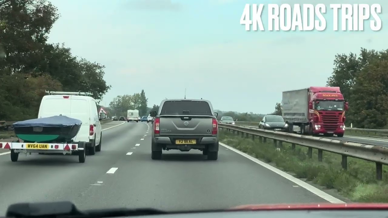 4K RoadTrips Driving Through UK Highways 