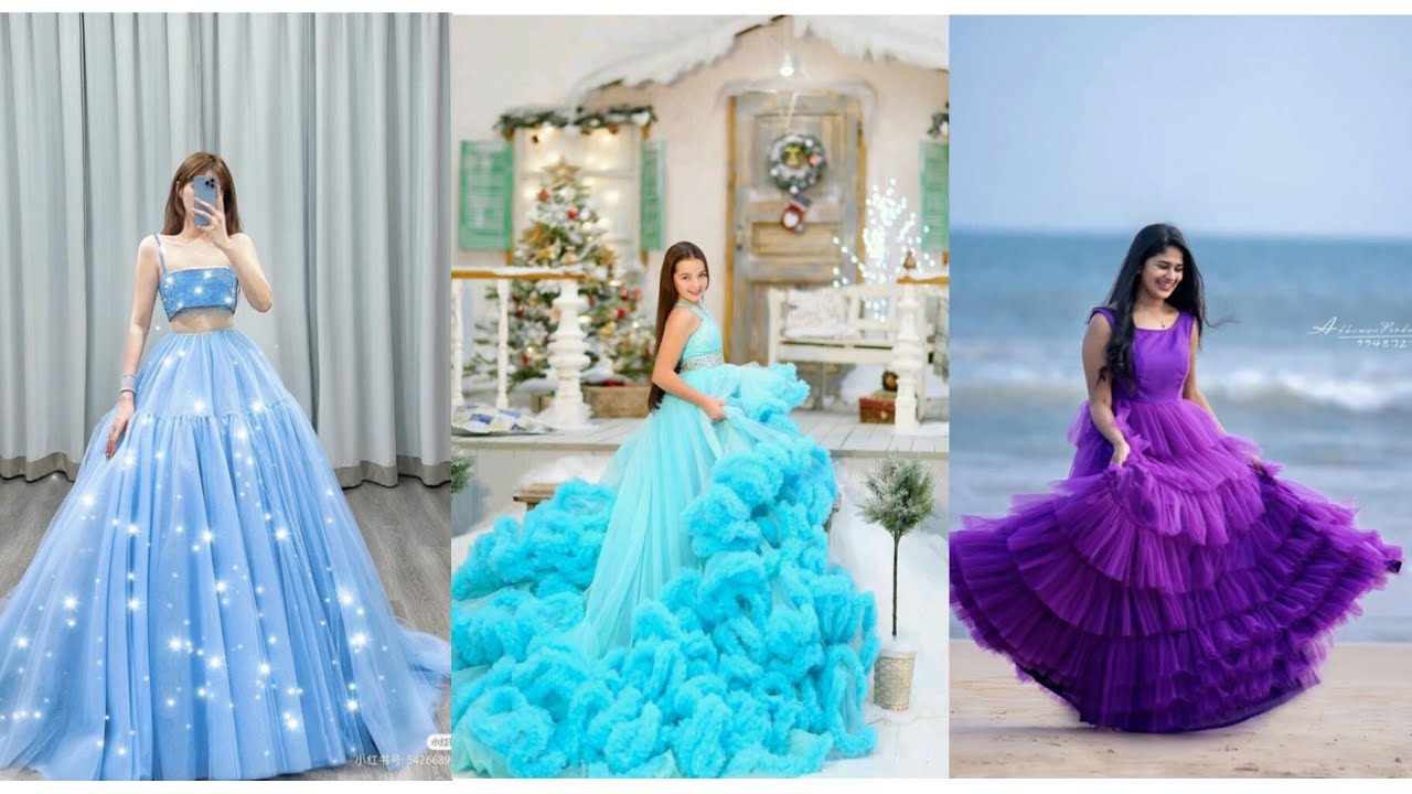🌈 Letest trending long gown design beautiful gown #gowndesigns 👗💐🌟💝🌷🌼💞✨👍