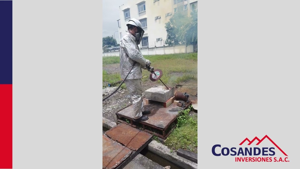 CORTE DE CONCRETO CON LANZA TERMICA DAIWA