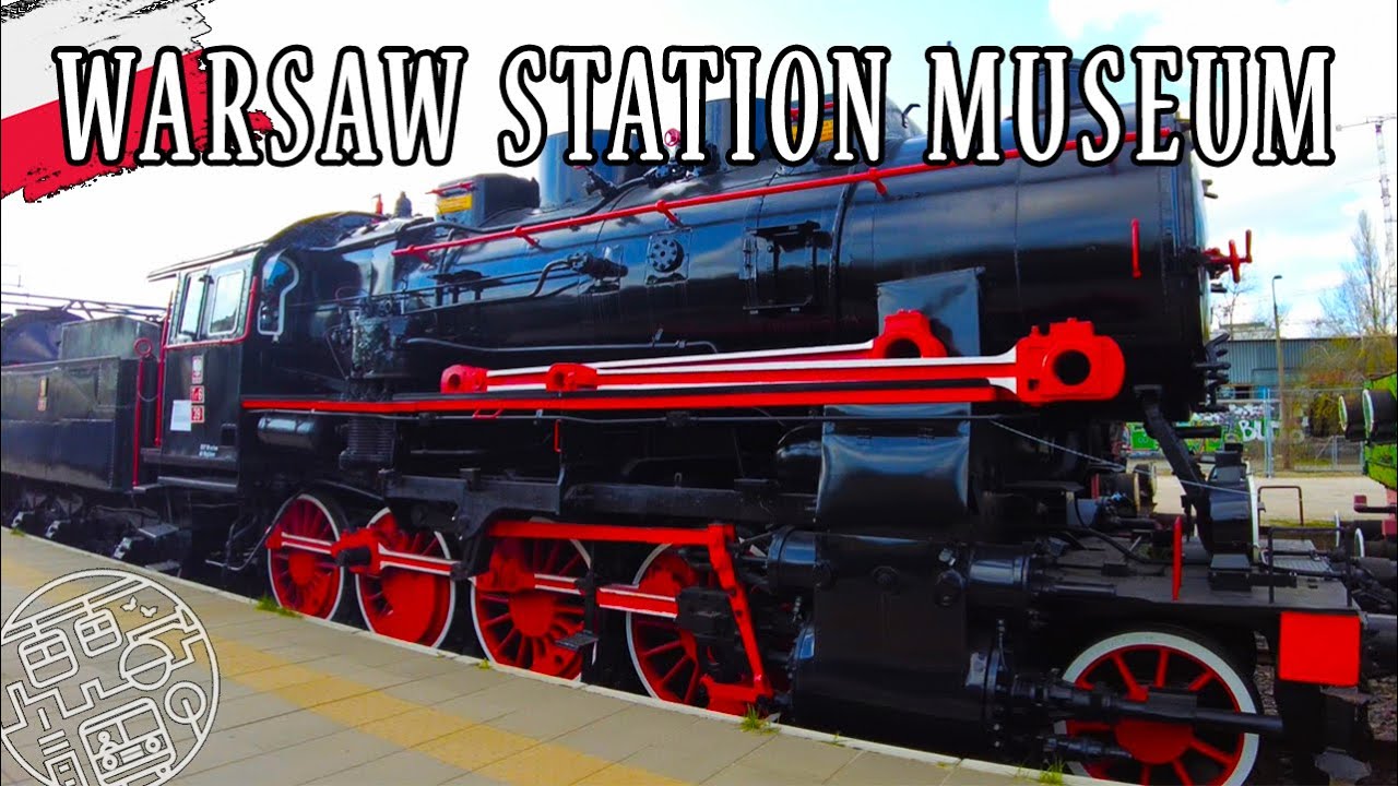 AWESOME Train Museum in Warsaw - Walking Tour 4K⁶⁰
