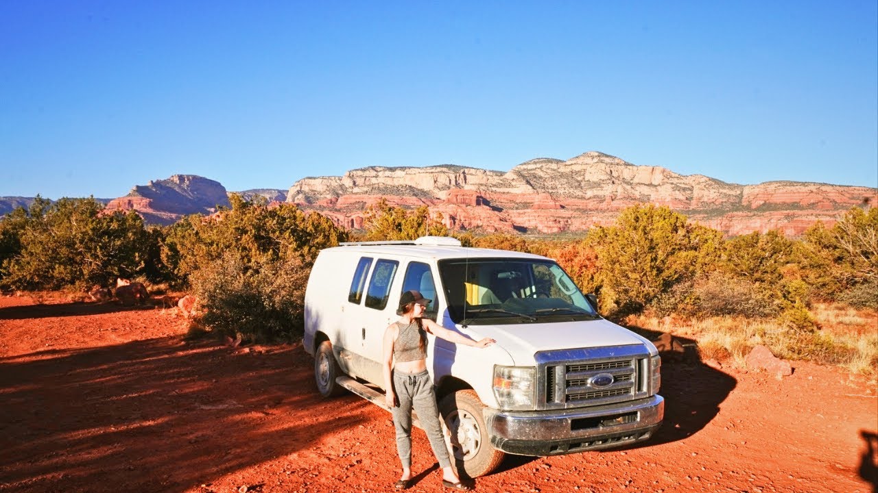 Vanlife in Sedona | Hiking the Subway Cave & An Unexpected Hot Air Balloon Sunrise