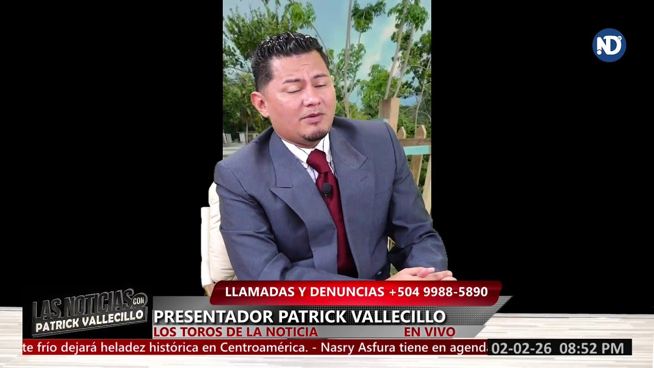 EN VIVO LAS NOTICIAS CON PATRICK VALLECILLO 02 DE FEBRERO 2026.