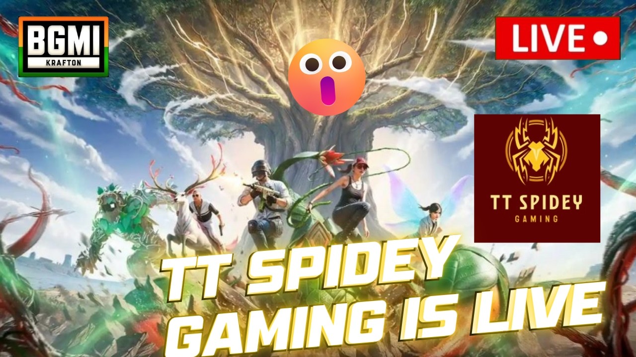 “TT Spidey Gaming” 🔥 iPhone Gameplay On Top! BGMI Live | Fast Reflex Rush