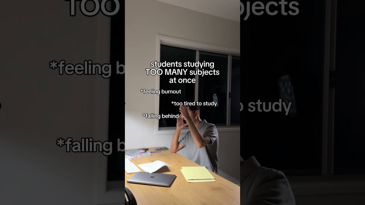 🫣 STOP burnout with these 4 tips to ace EVERY exam (read comments)