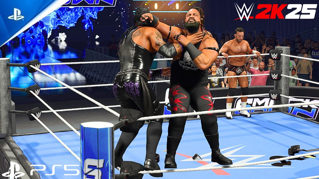 Damian Priest & LA Knight Vs Jacob Fatu & Solo Sikoa |Smackdown |  WWE 2k25 PS5 Gameplay