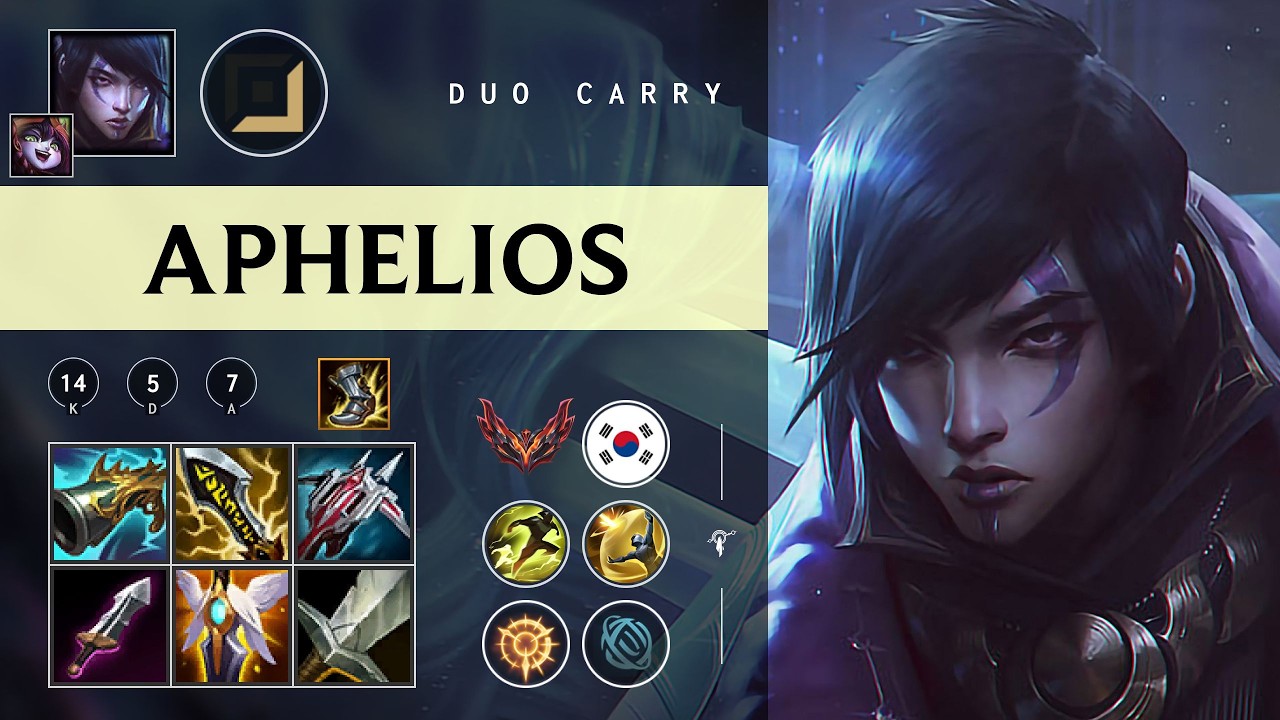 Aphelios ADC vs Lucian - KR Grandmaster Patch 26.04