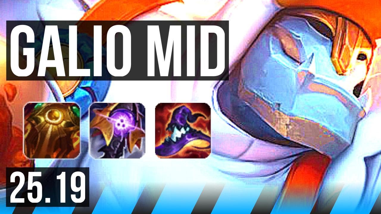 GALIO vs AMBESSA (MID) | Godlike | KR Master | 25.19