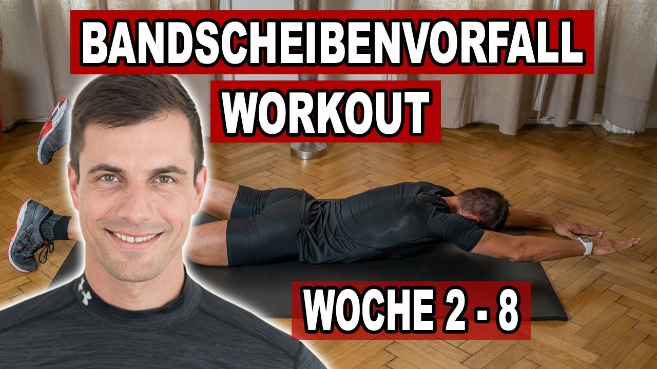 Training und Muskelaufbau nach Bandscheibenvorfall - Die besten Übungen nach REHA!