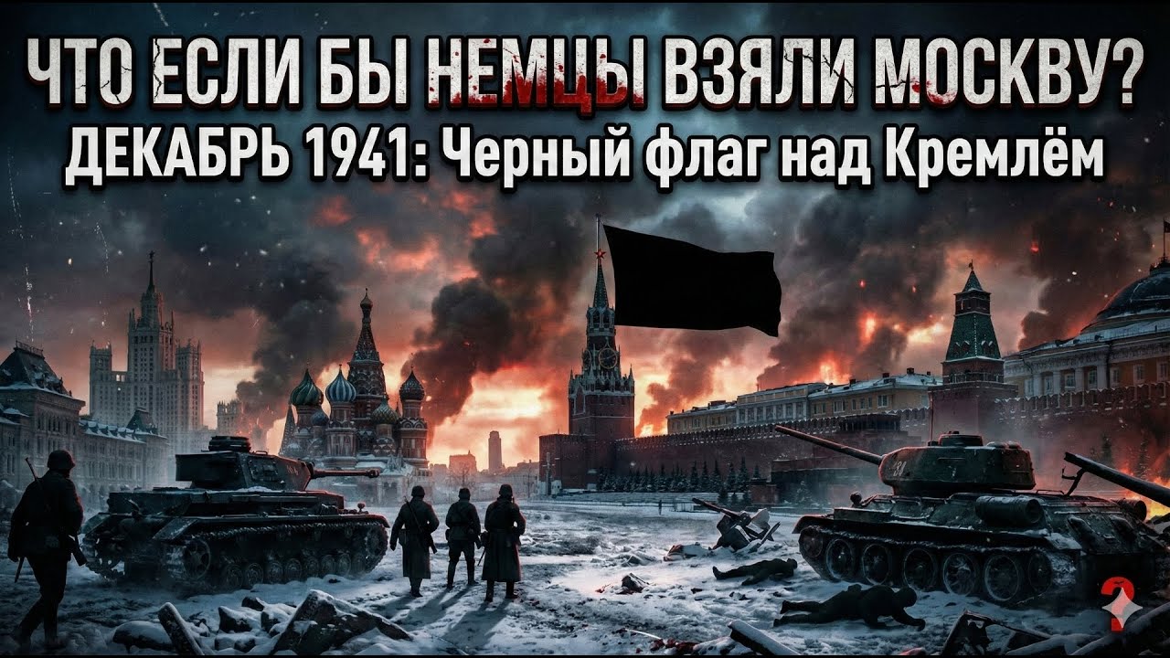 Что если бы немцы ЗАХВАТИЛИ Москву в 1941? | Свастика над Кремлём