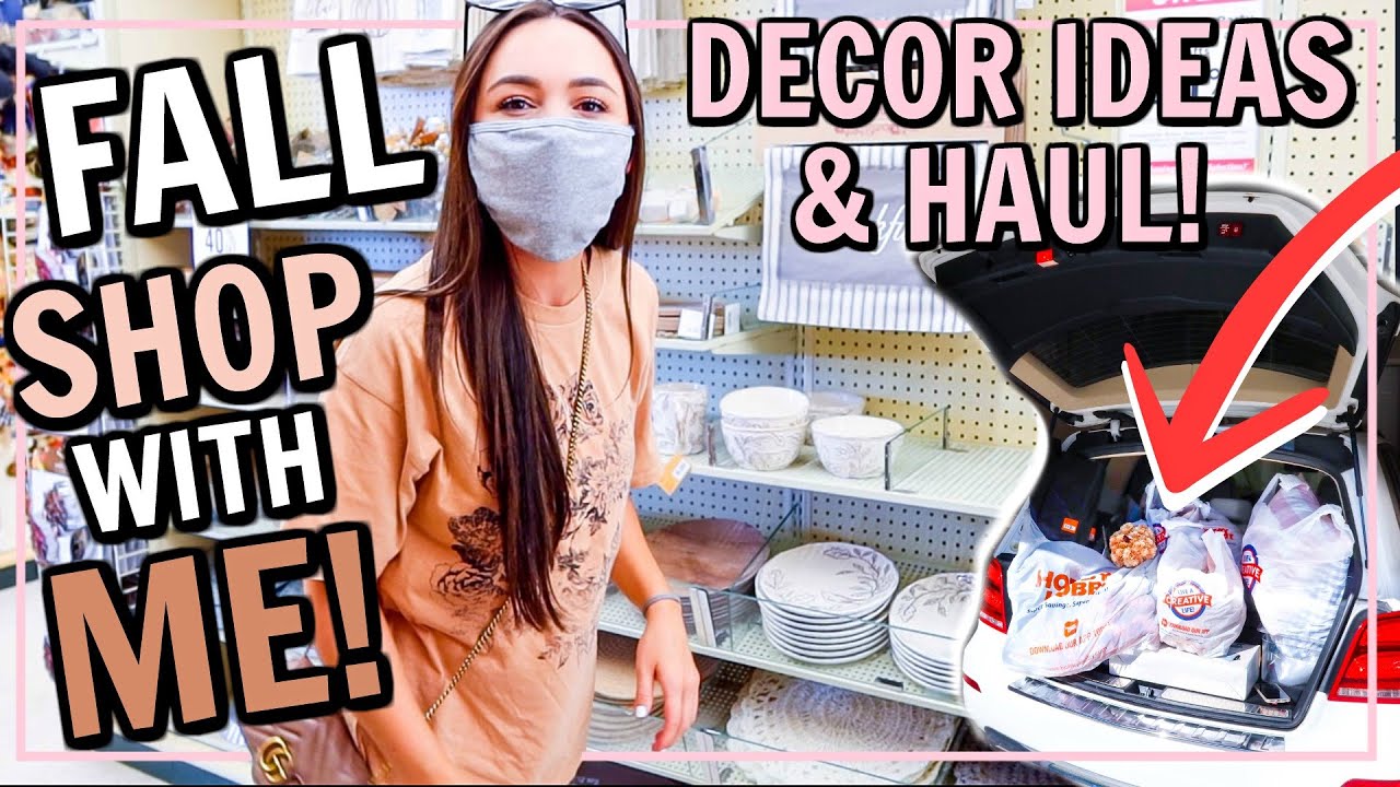 FALL 2020 SHOP WITH ME FOR FALL DECOR! ULTIMATE FALL DECORATING IDEAS! | Alexandra Beuter