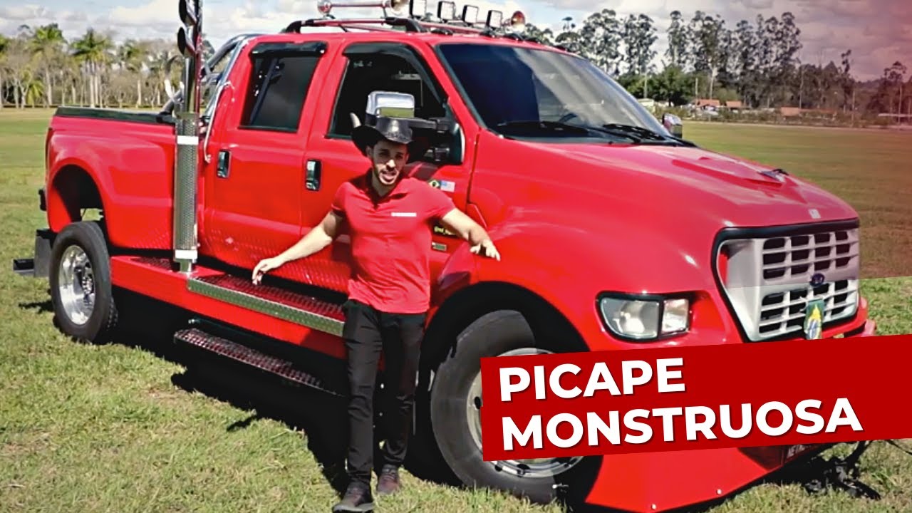 PICAPE GIGANTE OU CAMINHÃO? Encontramos a maior picape do Brasil