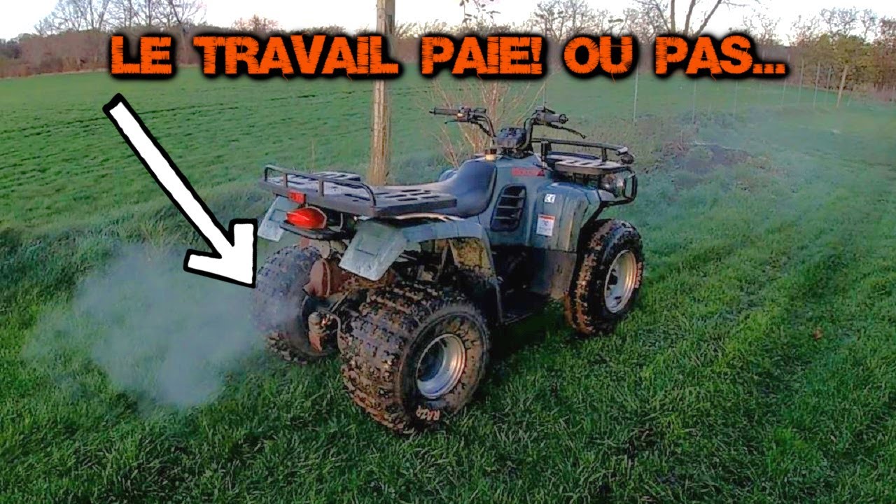 Je test mon nouveau Quad! sa tourne mal ... 🙉