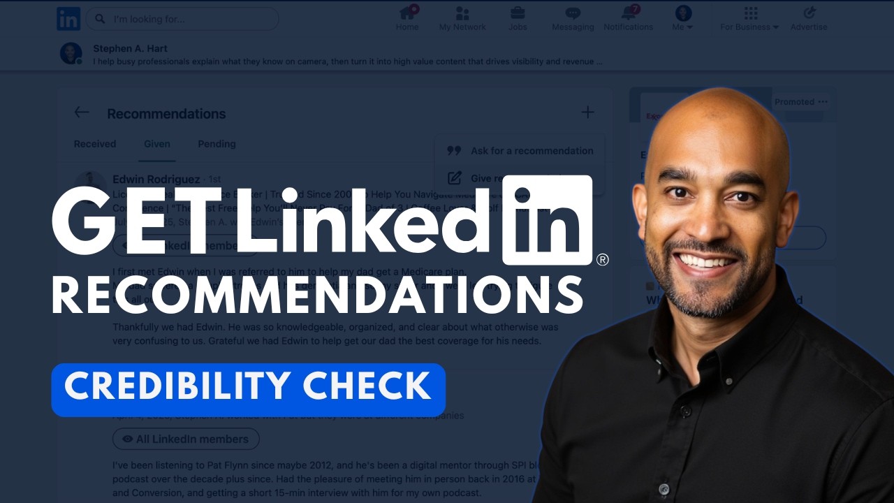 Your LinkedIn Profile Isn&rsquo;t &ldquo;Credible&rdquo; Until You Have These Recommendations