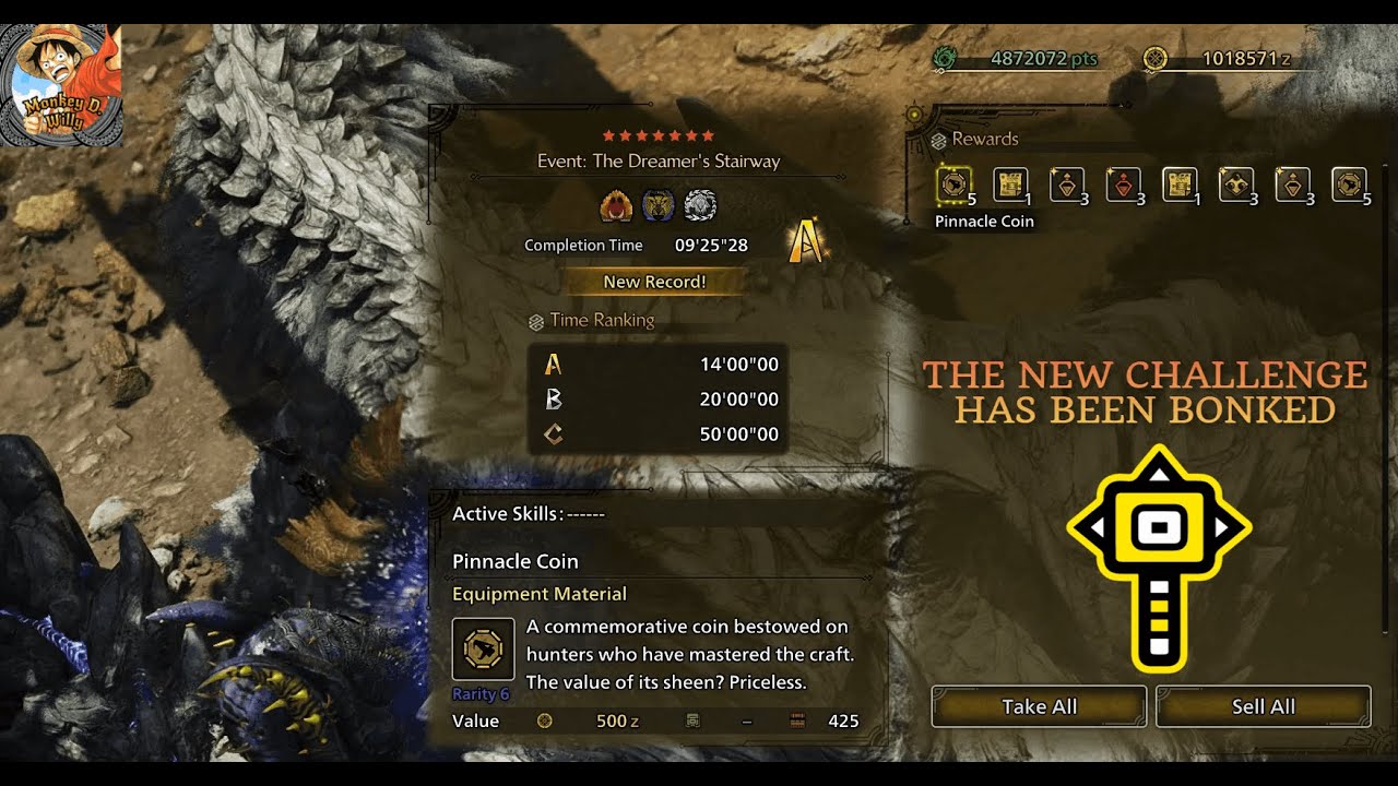 CHALLENGE QUEST - EVENT: THE DREAMER'S STAIRWAY - HAMMER 9'25