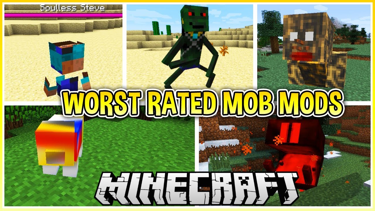 I Downloaded the Worst Rated Mob Mods in Minecraft..